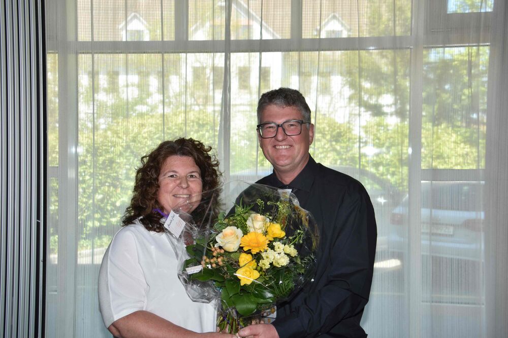 Judith Fasler (VDSS-Sekretariat, neu) und ihr Bruder René Fasler.